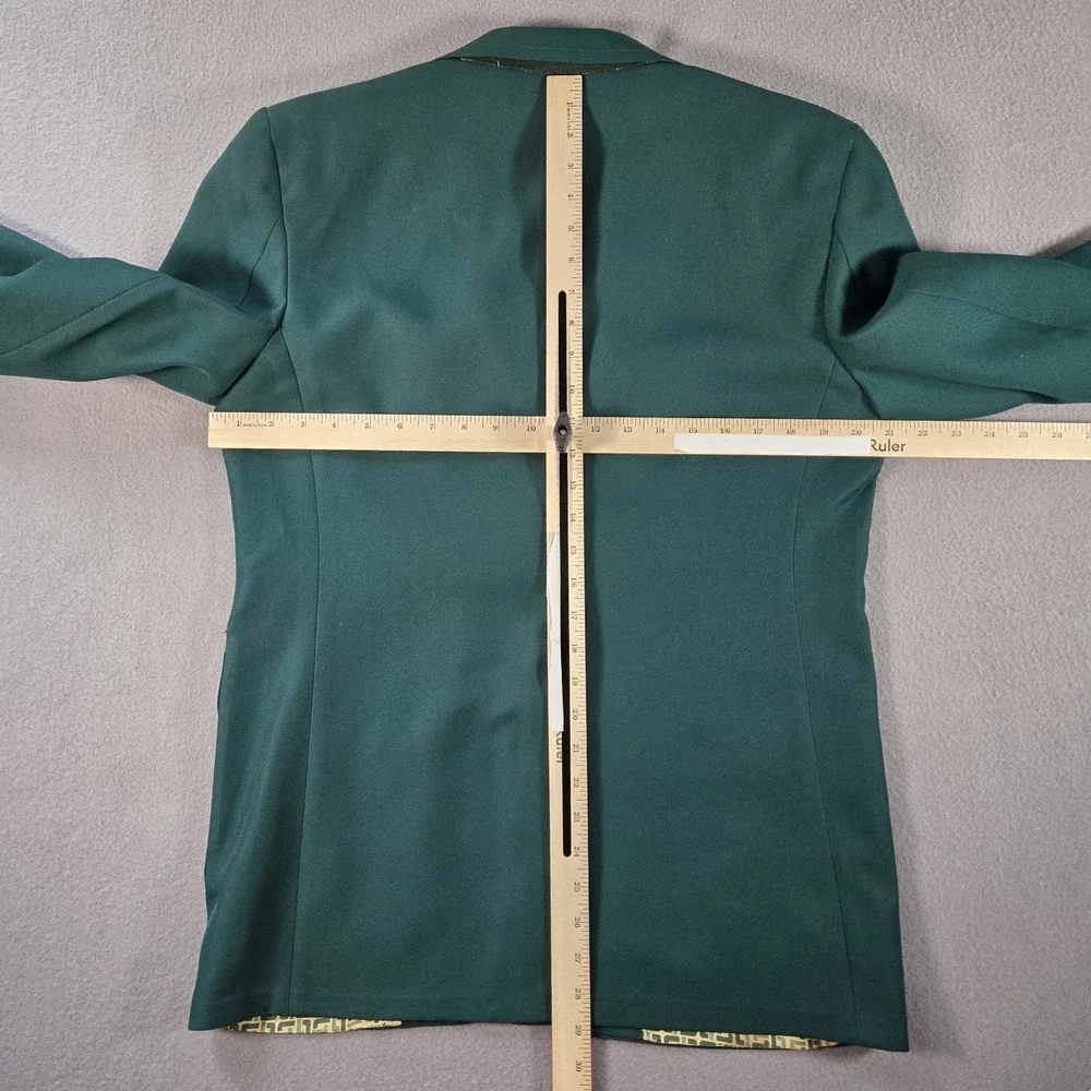 Vintage Leisure Suit Jacket Mens 40R Green JCPenney 70s Disco Mod Blazer